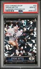 PSA 10 - /11 2022 Chronicles Draft Picks Illusions Cracked Ice Jerome Bettis 