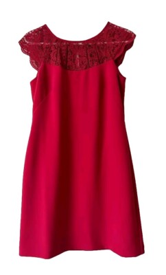 white house black market burgundy lace dress Hous Women's Lace. Size 6 Very Casual Cute Clothes for Kids Orange Dress for Bachelorette Size:M (81cm) Featuring a halter neck
