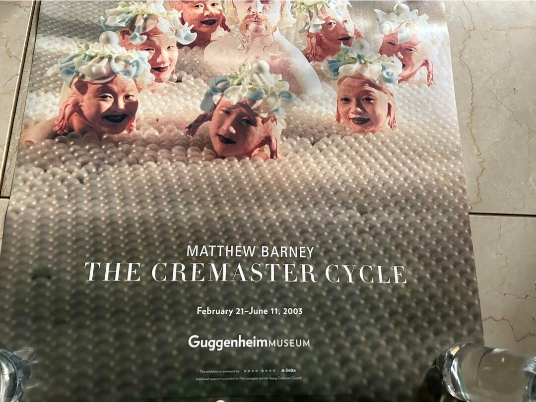 Matthew Barney THE CREMASTER CYCLE 2003 Poster Guggenheim