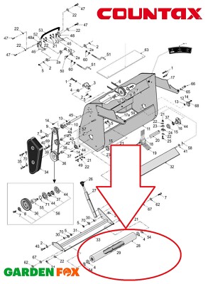 Genuine Countax C30h C400h C500h C800h Pgc Rear Roller 32731900 1199 M 5055485035158 Ebay