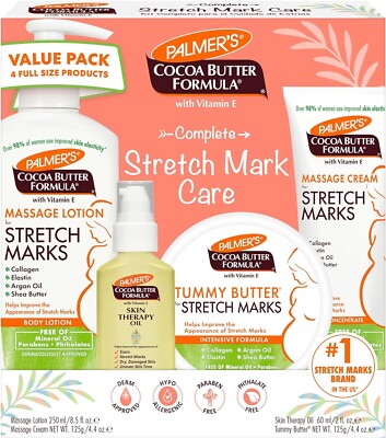 Palmer's Cocoa Butter Formula Complete Stretch Mark & Pregnancy Skin Care Kit