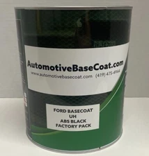 FORD UH - Tuxedo Black Automotive Basecoat Factory Pack Gallon Ready to Spray