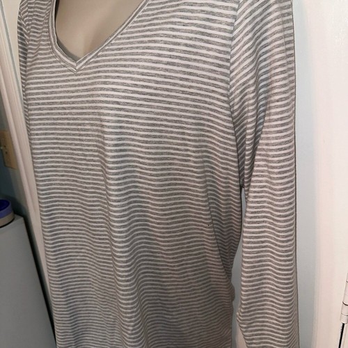 Soft Surroundings Striped Long Sleeve Top 3x #1762 - Picture 5 of 8