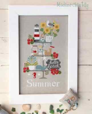 Madame Chantilly Cross Stitch Chart Celebrate Summer