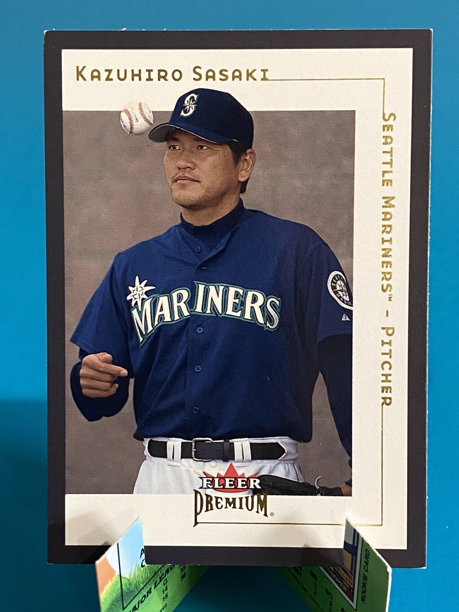 2001 Fleer Premium #6 Kazuhiro Sasaki rookie card Seattle