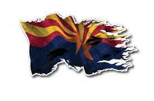 3x Arizona State Flag Decal Sticker Car Truck Window Vehicle Bumper Auto Graphic