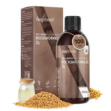 WeightWorld Bockshornkleesamen Öl 100ml - Haar, Haut, Nägel & Bart - Gesichtsöl