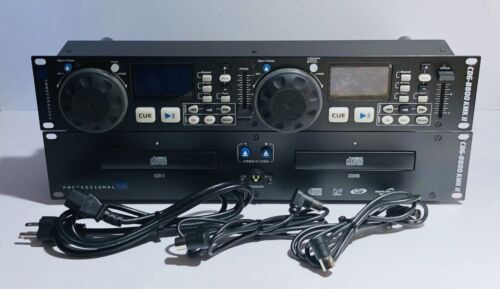 Edison Professional CDG-8800 KMK II Pro DJ Karaoke Dual CD Player & Controller