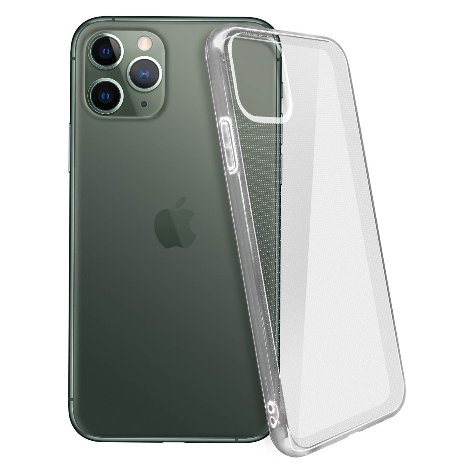 iPhone 11 Pro Soft Silicone Protective Ultra-thin Transparent Case