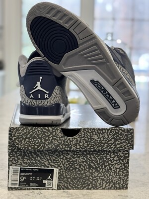 [美品]Nike Air Jordan 3 Retro MidnightNavy CT8532-401 Nike Air Jordan 3 Retro Midnight Navy Georgetown