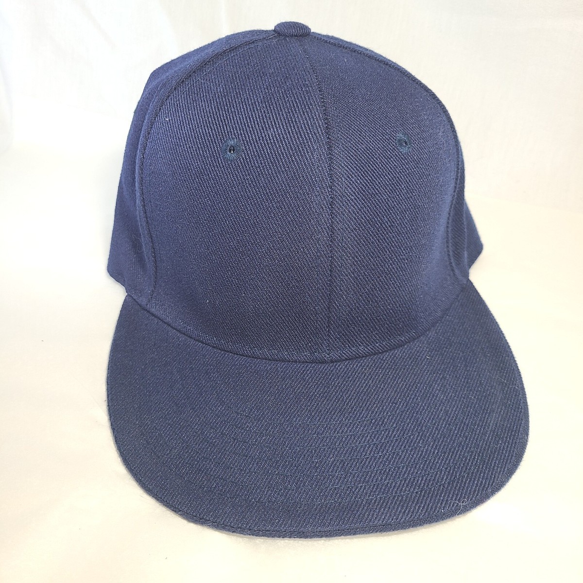Navy Blue HATCO fitted Premium Original Flat 7 1/8 Cap NWOT