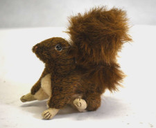 Folkmanis Mini Red Squirrel Finger Puppet Plush Stuffed Animal 4"
