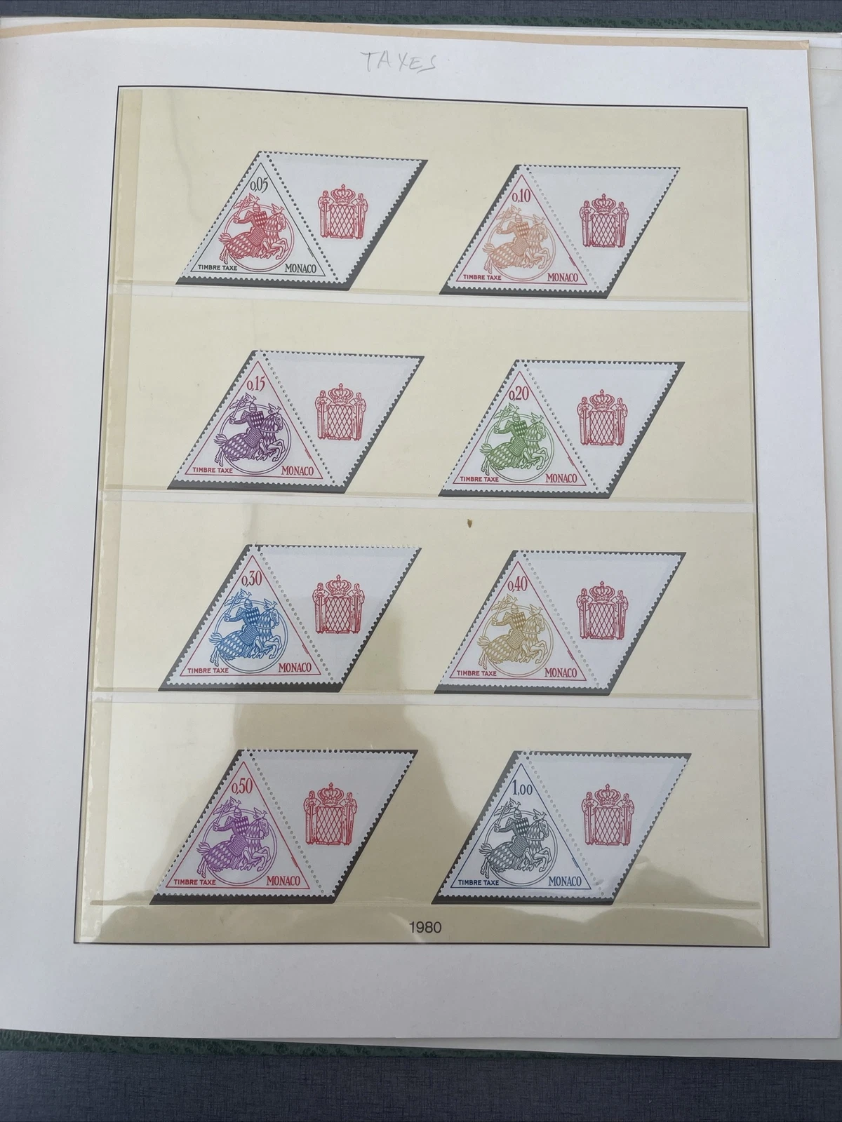 Timbres Monaco Neuf Lindner No.186 1980 Page 111/2