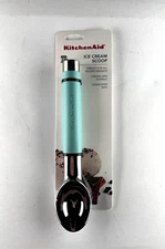 KitchenAid  Ice Cream Scoop Aqua Blue Dishwasher Safe For All Frozen Desserts