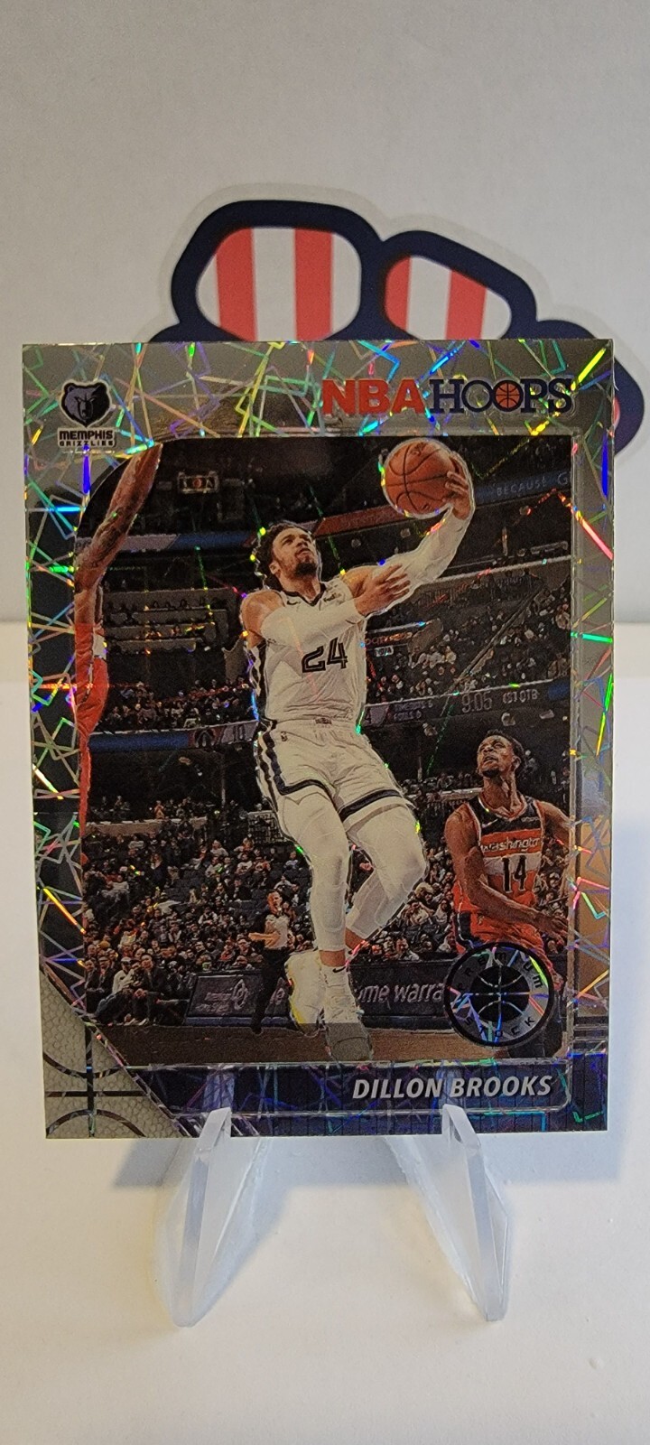 2019-20 NBA Hoops Premium Stock - Dillon Brooks - Laser Prizm - Grizzlies - #154