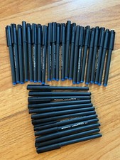 UNIBALL ONYX pens black and blue micro fine and micro large lot