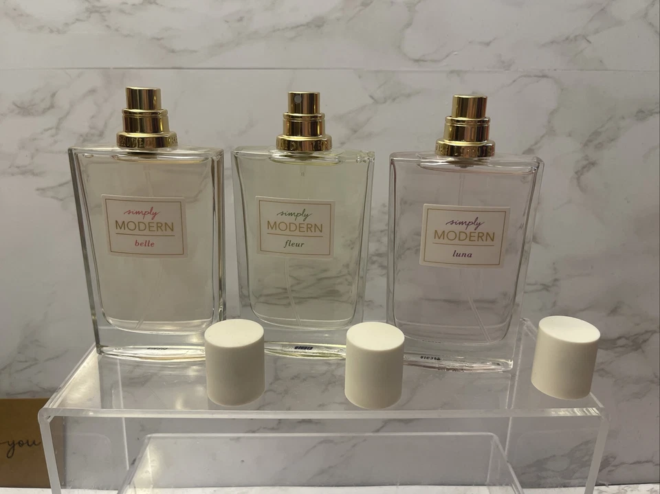 Simply Modern LUNA  BELLE , FLEUR Perfume Spray, 1.7 oz THE LIMITED 3pc Set New - Image 4 of 4