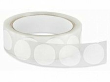 Clear Round Seals Gloss Labels, 1 Inch Round Wafer Seals, For Package / Envelope