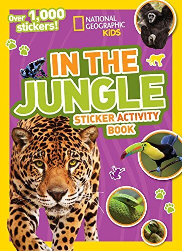 National Geographic Kids Jungle Sticker Activity Book with 1000+ Stickers
