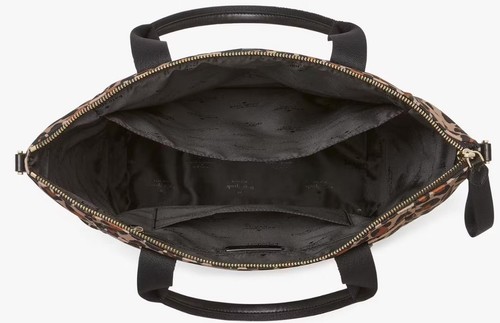 KATE SPADE CHELSEA SPOTTED LEOPARD CONVERTIBLE BACKPACK NYLON KI375 NWT $449 - Picture 5 of 7