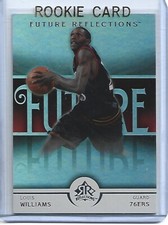 Louis Williams-76ers-2005-06 Upper Deck Reflections Rookie Card #121 (422/1499). rookie card picture