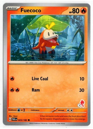 Pokemon Battle Academy 2024 Armarouge Deck #1 Paradox Rift 023/182 Fuecoco