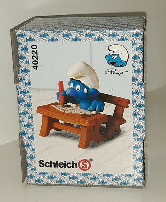 Schtroumpf Schleich : 40234 Schtroumpfette Avec Coiffure (boîte) - Occasion