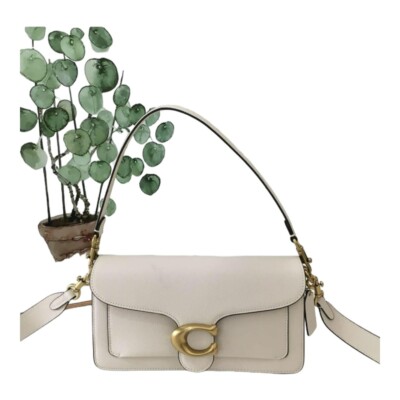 COACH タビー26 ショルダーバッグ 73995 ホワイト COACH 73995 Tabby 26 Shoulder Bag White Leather Crossbody