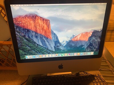 Apple iMac 20  08 aluminum,intel core 2 duo, 2.66ghz ,