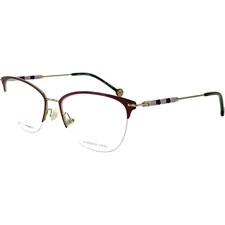 Carolina Herrera CH 0038 Semi Rimless Metal Eyeglass Frame 0KTS Pall Lil 54-17