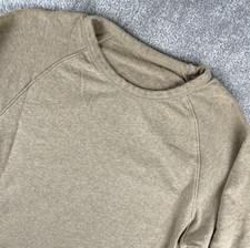 Uniqlo Ultra Stretch Sweater Dress Women's Size Small Beige 3/4 Sleeve Pockets