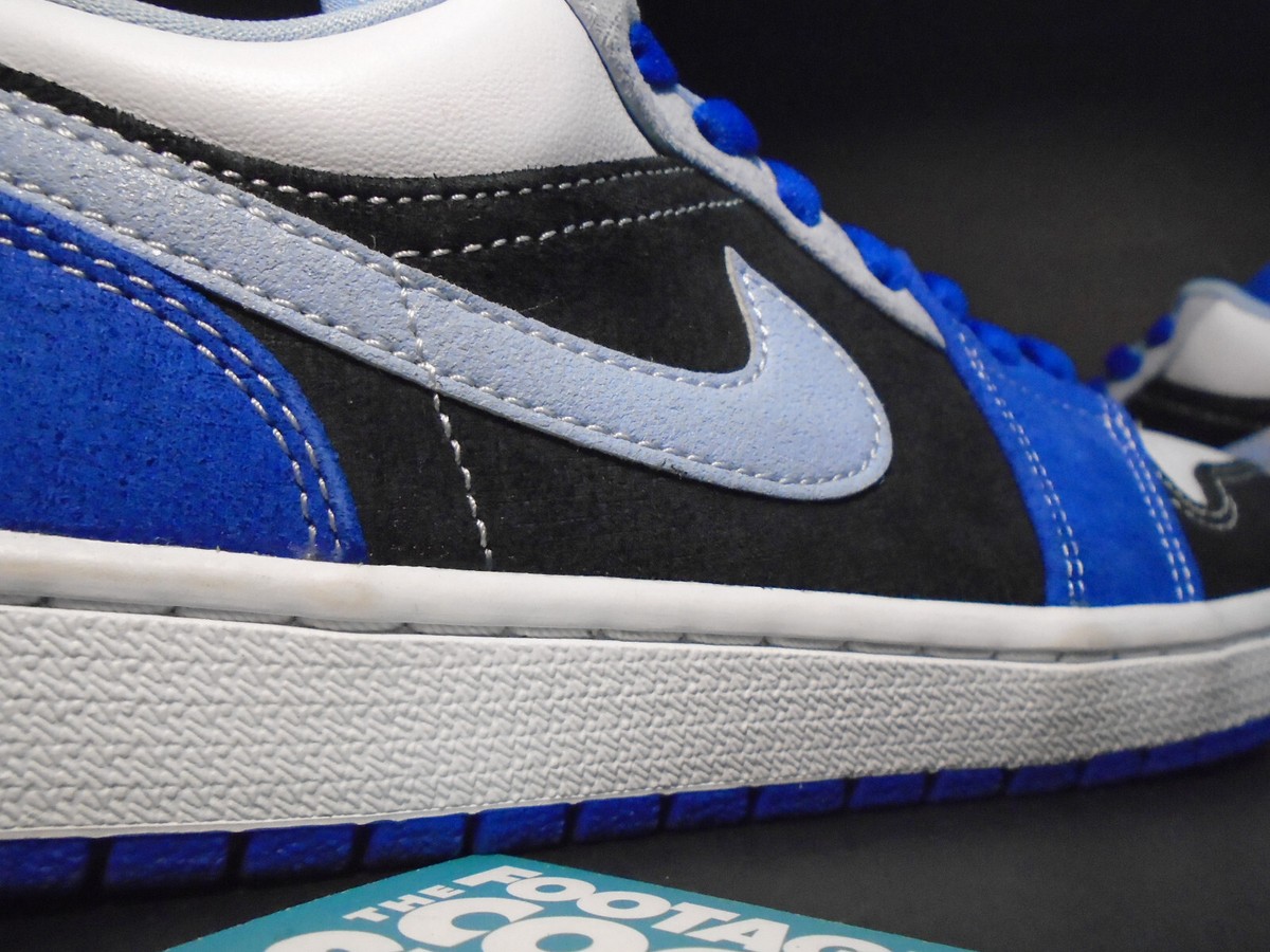 NIKE AIR JORDAN 1 RETRO LOW SE I RACER BLUE BLACK TOE WHITE ROYAL