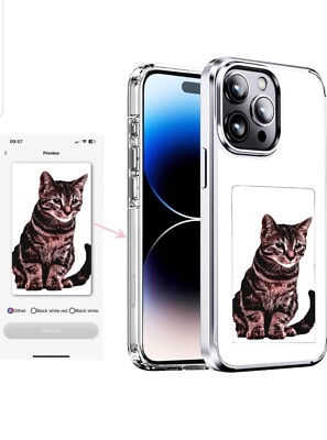Ink Display Schutzhülle Handyhülle kompatibel mit 6,1 Zoll iPhone 15, Smart Ink 