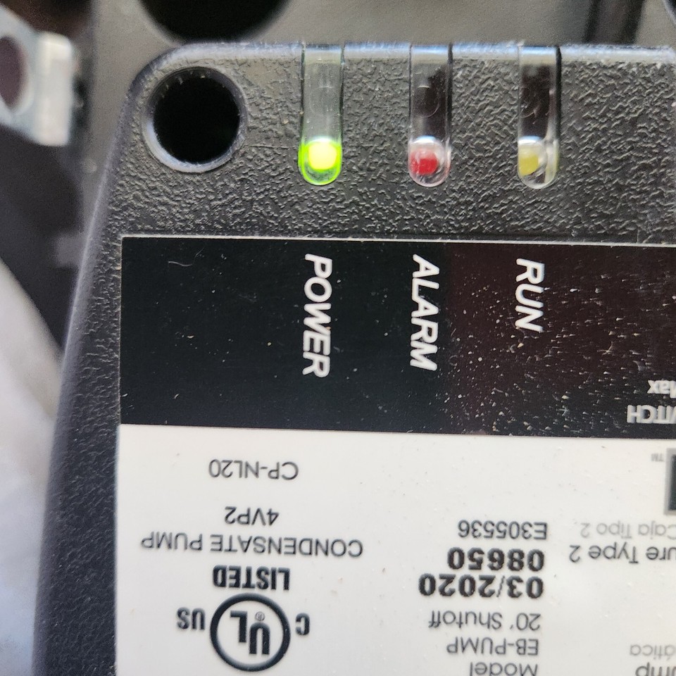 Everbilt 120Volt Condensate Removal HVAC Pump Only 1/30 HP 1.6 GPM