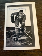 Clarence Happy Day Toronto Maple Leafs HOF signed autograph Hockey photo card