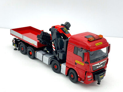 MAN TGX XLX facelift 8x2 palfinger crane PK1650TEC +jib, WSI truck