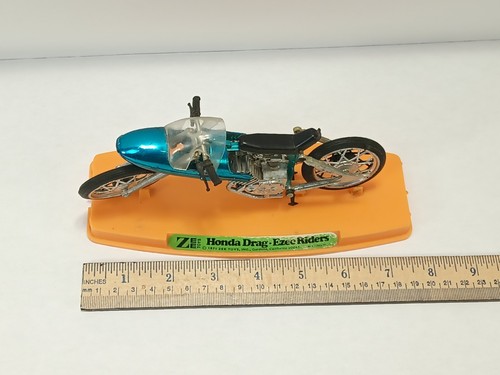 ZEE TOYS Honda Drag Blue Ezee Riders 1971 - Picture 13 of 14