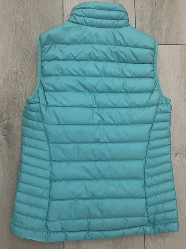Patagonia Womens Down Sweater Vest Small Blue Ski Hike Climb Run Outdoor NEW - Picture 7 of 7