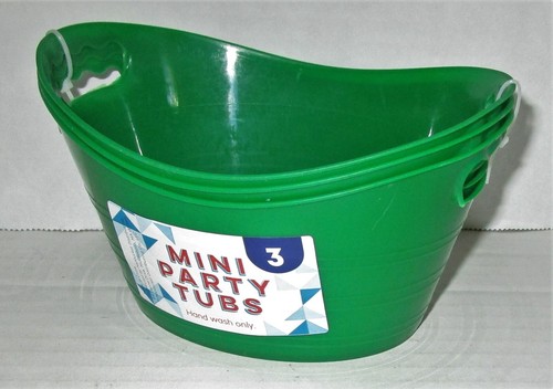 MINI SURTIDO DE BAÑERA DE FIESTA paquete de 3 colores surtidos disponibles #2 6 1/4"" x 4 1/4"" - Imagen 6 de 6