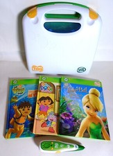LeapFrog Tag Pen Case  3 Books - Works - Tinker Bell, Dora  Diego