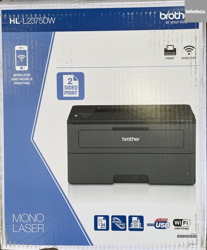 Brother HL-L2375DW A4 Mono Wireless Laser Printer (47 Pages, 100% Toner) USB PC 4977766782401 | eBay