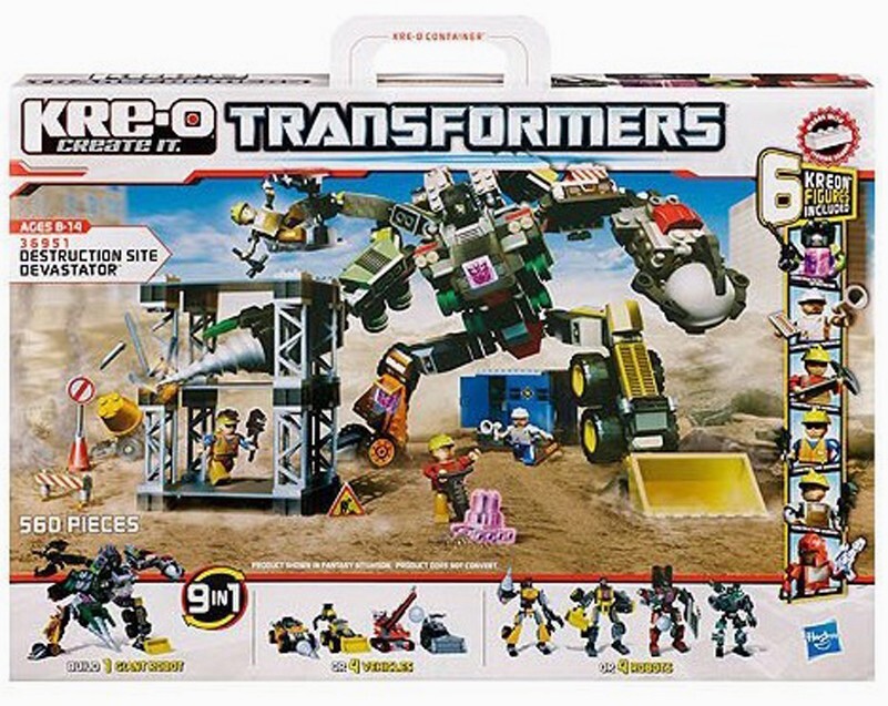 Hasbro Transformers KRE-O Cool Base Hercules 4in1 Gift Box with 6