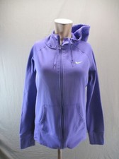 NIKE THERMA-FIT Size M Womens Full Zip Pocket Fleece Lined Athletic Jacket 413