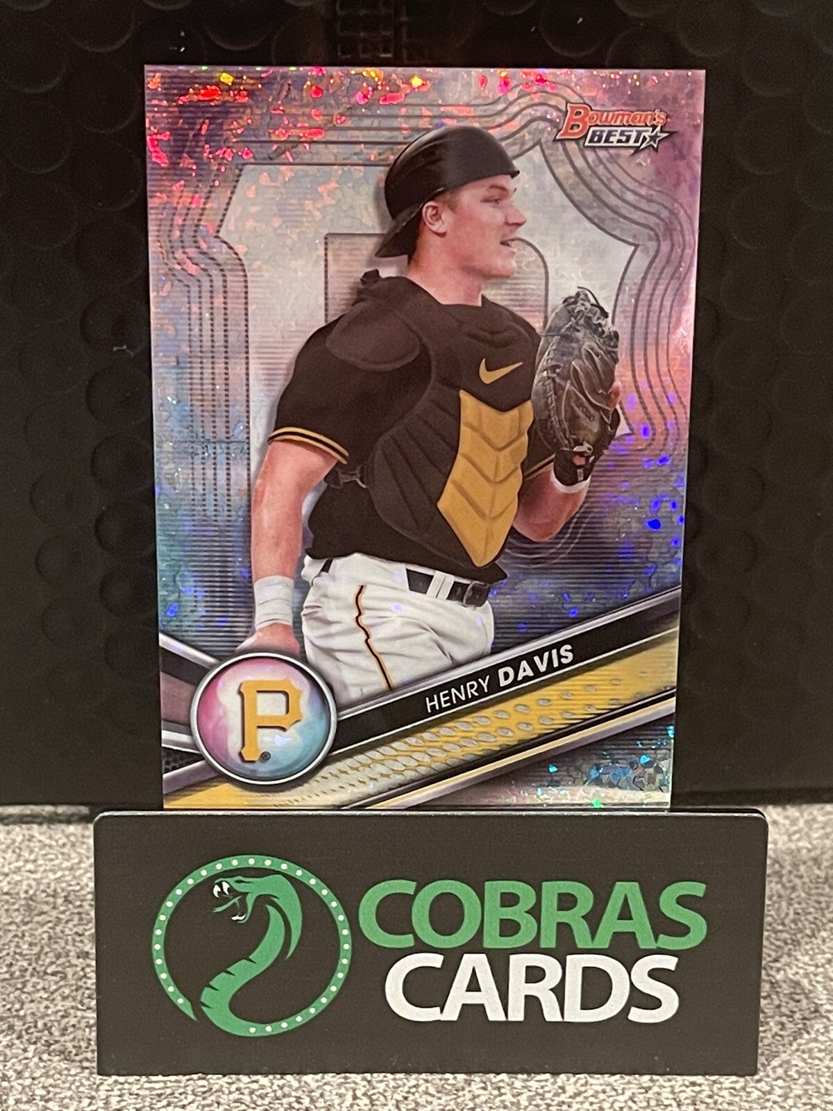 2022 Bowmans Best - Henry Davis Mini Diamond refractor /299 - Pirates