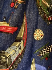  Lined children’s curtains Nursery Window  brand "Trains, Boats and Planes"