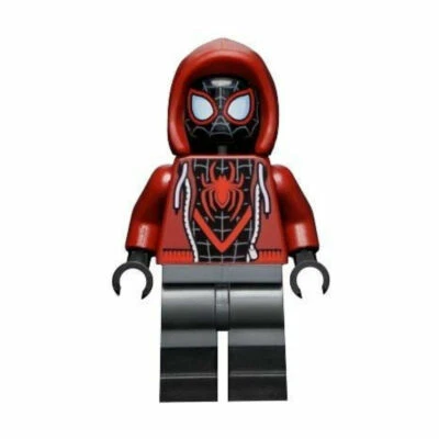 Lego Marvel Super Heroes Miles Morales Spider-Man Minifigure Avec Hoodie – Neuf - Photo 1/3