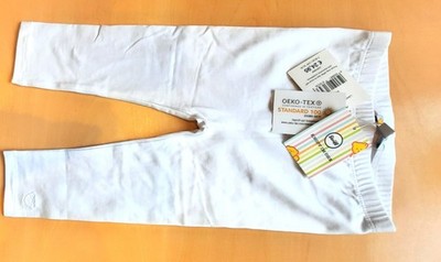 Steiff - weiße Leggings. Größe 80, neu
