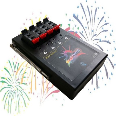 Bilusocn 433MHZ 2 PCS 4 cues receiver box for fireworks firing system