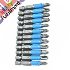 12 IN 1 PZ PH 1-3 Assorted 50mm S2 Single-Sided Hex Magnetic Screwdriver Bit Set