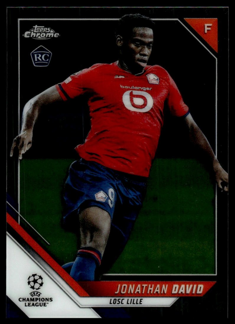 2021-22 Topps Chrome UEFA Champions League #191 Jonathan David